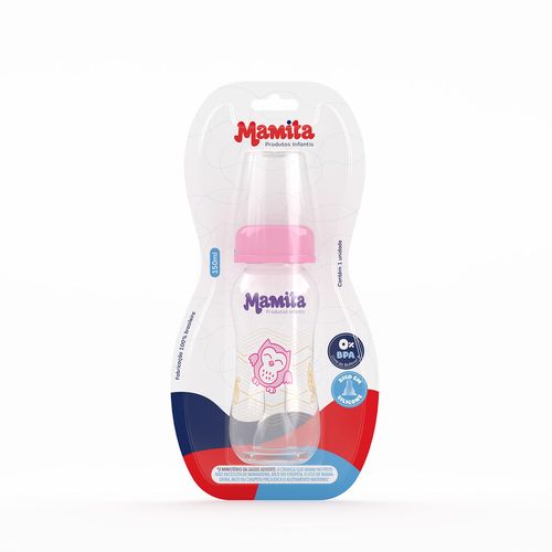 MAMADEIRA DECORADA  BICO REDONDO 150ML #0254 - MAMITA