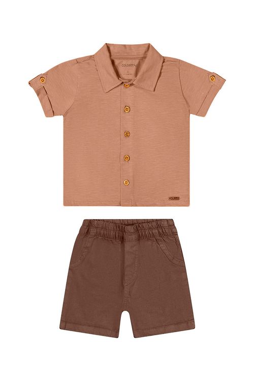 CONJUNTO INFANTIL - MASCULINO - TAMANHO 1 AO 3 # 70120 - COLORITTÁ