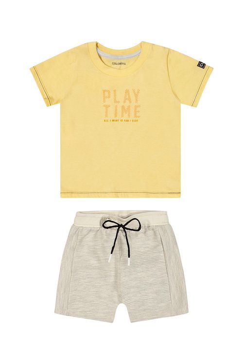 CONJUNTO INFANTIL - MASCULINO - TAMANHO 1 AO 3 # 70109 - COLORITTÁ