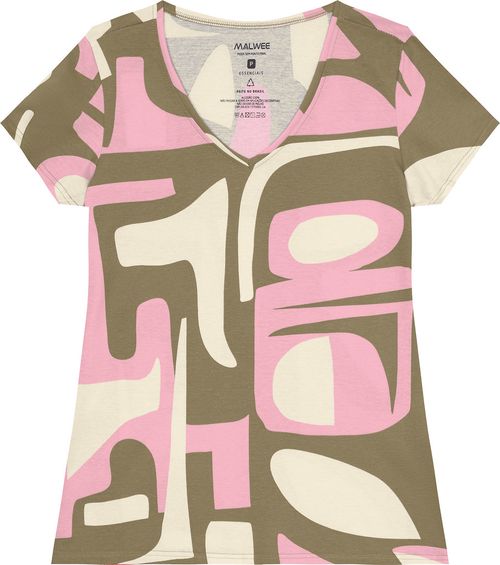BLUSA BABY LOOK - TAMANHO P AO XGG #1000040334 - MALWEE