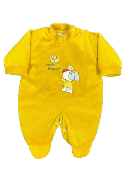 MACACÃO LONGO PLUSH -MASCULINO - TAMANHO PP # 3268 - PETUTINHA