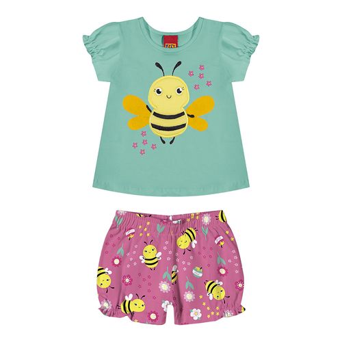 CONJUNTO INFANTIL-  FEMININO - TAMANHO P AO G #1000522 - KYLY