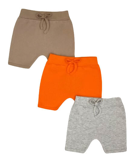 KIT SHORTS SARUEL - 3 UNIDADES - TAMANHO P AO G # 4615N - KORTE REKORTE