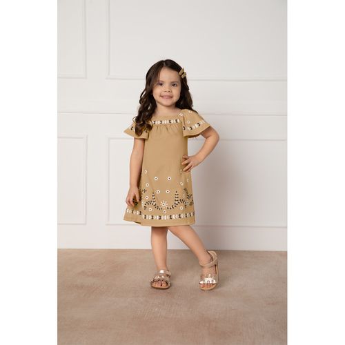VESTIDO INFANTIL - FEMININO - TAMANHO 2 AO 3 # 2000516 - MILON
