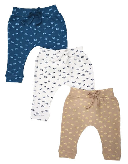 KIT CULOTE SARUEL SEM PÉ - 3 UNIDADES - TAMANHO RN AO G # 4585N - KORTE REKORTE