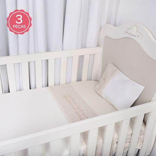 JOGO DE BERÇO 3 PEÇAS - LOUPIOT NATURE # 531011 - MINASREY
