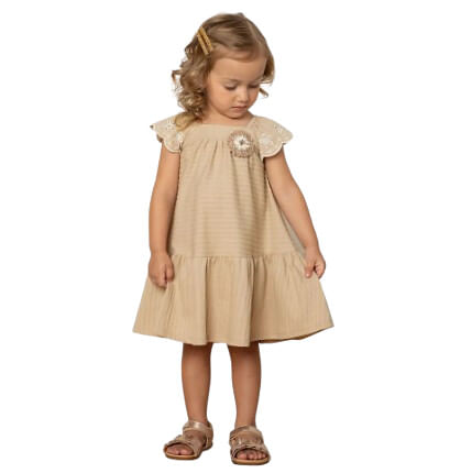 VESTIDO INFANTIL - FEMININO - TAMANHO 4 AO 8 # 2000524 - MILON