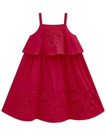 VESTIDO INFANTIL - FEMININO - TAMANHO 4 AO 8 #2000560 - MILON
