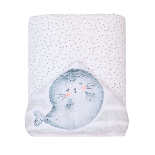 TOALHA DE BANHO COM CAPUZ SOFT 90CM X 80CM #4640 - PAPI