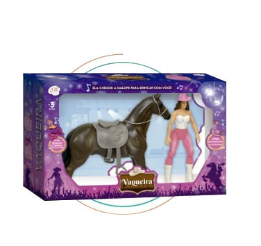 KIT CAVALO E VAQUEIRA # VB428 - DB PLAY