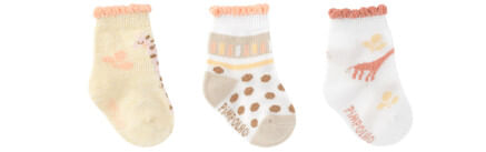 KIT MEIA COLORIDA - FEMININO - 3 PARES - TAMANHO 00-15 # 0300613 - PIMPOLHO
