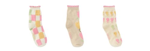 KIT MEIA COLORIDA - FEMININO - 3 PARES - TAMANHO 31-34 # 0300621 - PIMPOLHO