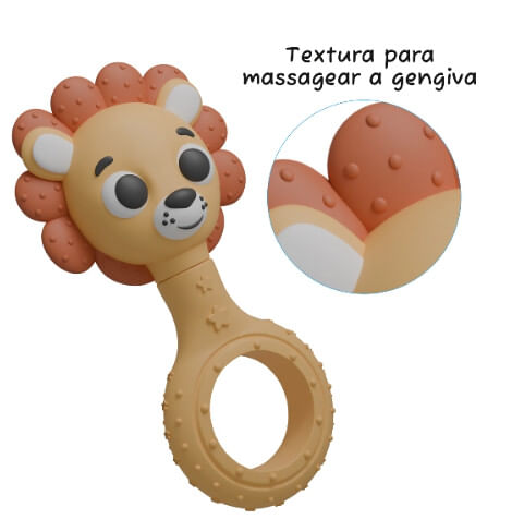 MORDEDOR CHOCALHO LEÃO # 792515 - GALA PAIS&FILHOS