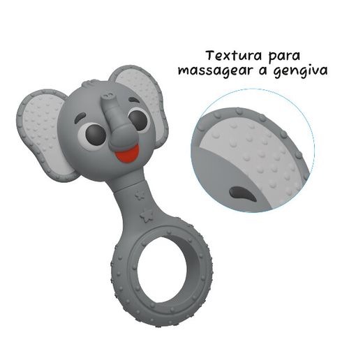 MORDEDOR CHOCALHO ELEFANTE # 792516 - GALA PAIS&FILHOS
