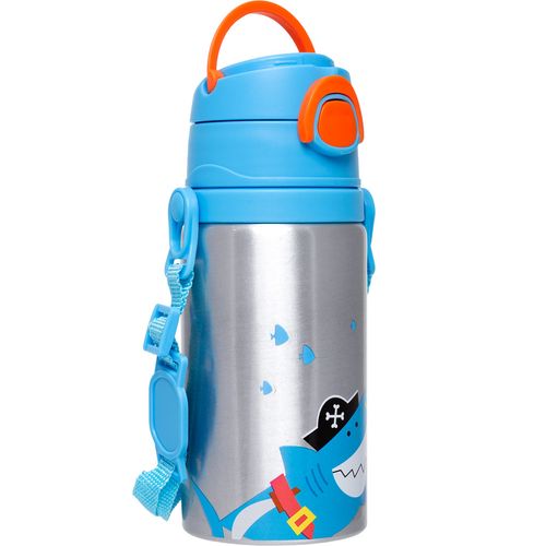 GARRAFINHA DE ALUMINIO AVENTURAS PIRATA - 450ML # 19617 - BUBA
