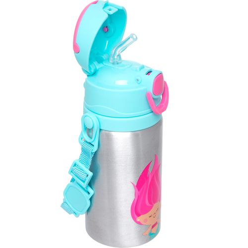 GARRAFINHA DE ALUMINIO AVENTURAS SEREIA - 450ML # 19616 - BUBA