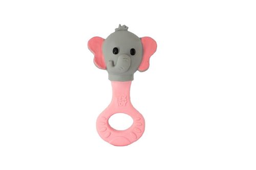 ELEFANTE CHOCALHO ROSA # 022.01 - TEX TOY