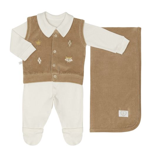 SAÍDA DE MATERNIDADE - RODRIGO - TAMANHO RN # 425028 - FOFINHO