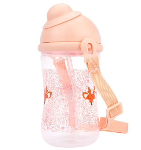 GARRAFA COM CANUDO RETRÁTIL 400ML # 0009805 - PIMPOLHO