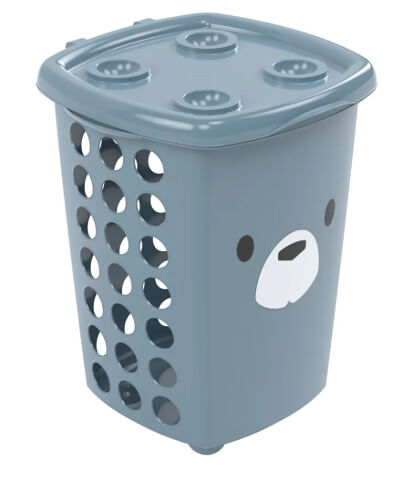 CESTO DECORADO 38 LITROS # 16716 - PLASUTIL