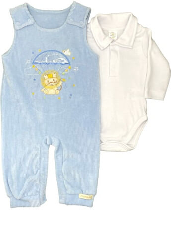 CONJUNTO JARDINEIRA - TAMANHO P AO G  # 26002 - PRESENTE DE ANJO