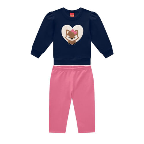 CONJUNTO - FEMININO - INFANTIL - TAMANHO 2 AO 3 # 1000741 - KYLY