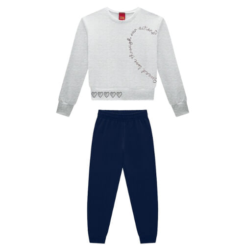 CONJUNTO - FEMININO - INFANTIL - TAMANHO 4 AO 8 # 1000789 - KYLY