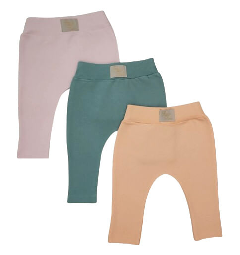 KIT CULOTE SARUEL SEM PÉ - 3 UNIDADES - TAMANHO RN AO G # 40.128 - ROSA BEBÊ
