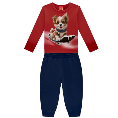 CONJUNTO - MASCULINO - INFANTIL - TAMANHO 4 AO 8 # 1000808 - KYLY