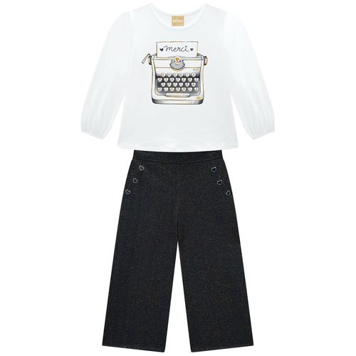 CONJUNTO INFANTIL -  FEMININO - TAMANHO 1 # 2000792 - MILON