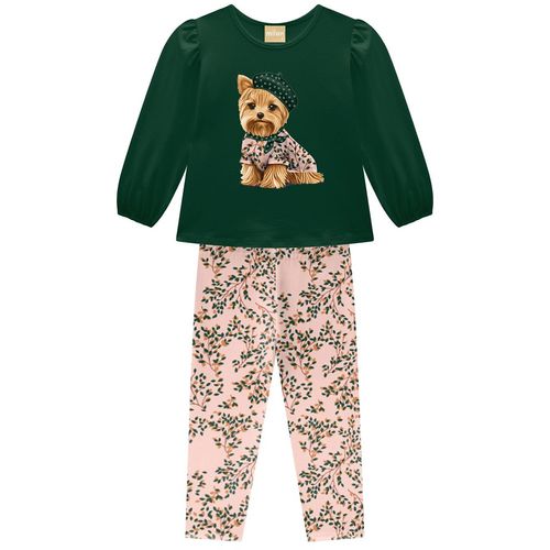 CONJUNTO INFANTIL -  FEMININO - TAMANHO 2 AO 3 # 2000989 - MILON
