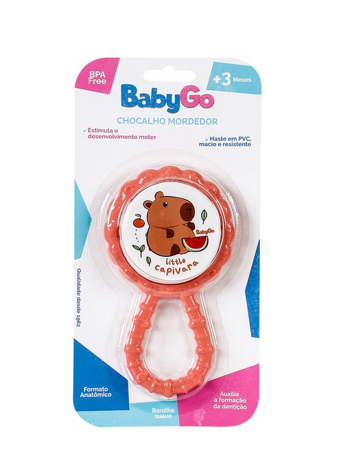 CHOCALHO MORDEDOR - LITTLE CAPIVARA #03437 -  DERMIWIL BABY GO