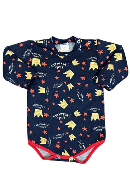 KIT BODY MANGA LONGA - FEMININO - 3 UNIDADES - TAMANHO RN AO EG # 8579 - PETUTINHA