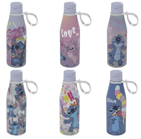 GARRAFA ABRE FACIL STITCH 530ML # 15834 - PLASUTIL