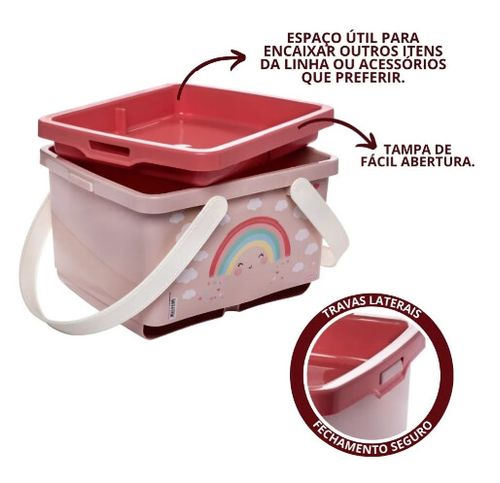 CAIXA ORGANIZADORA DE FRALDAS # 16638 - PLASUTIL