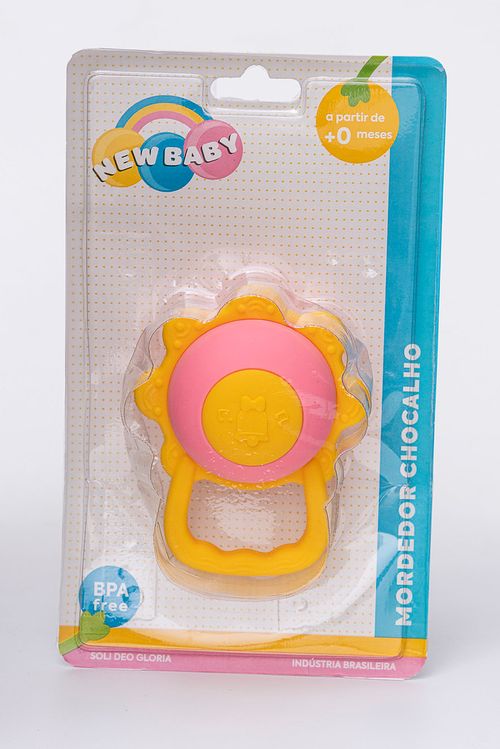 MORDEDOR DE SILICONE CHOCALHO #1278 - NEW BABY