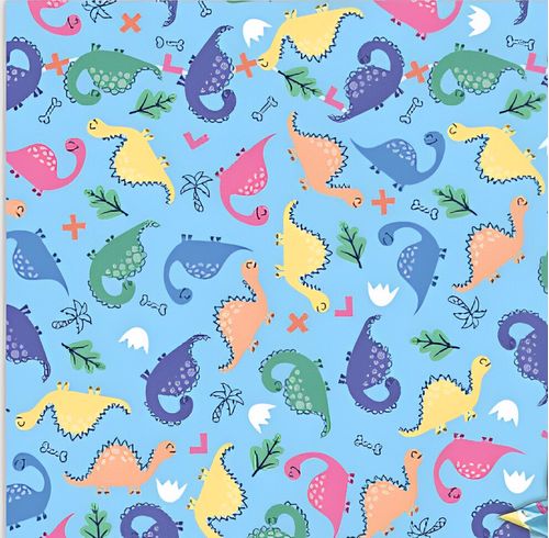 SAQUINHO PARA PRESENTE - 20X29 - DINO COLOR - 50 UNIDADES # 1199-283 - GALA PAIS&FILHOS