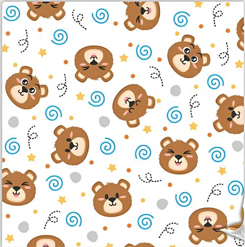 SAQUINHO PARA PRESENTE - URSINHOS - 30X45 - 50 UNIDADES # 1200-284 - GALA PAIS&FILHOS