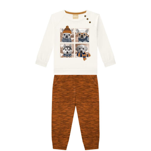 CONJUNTO - MASCULINO - INFANTIL - TAMANHO 2 AO 3# 2000814 - MILON