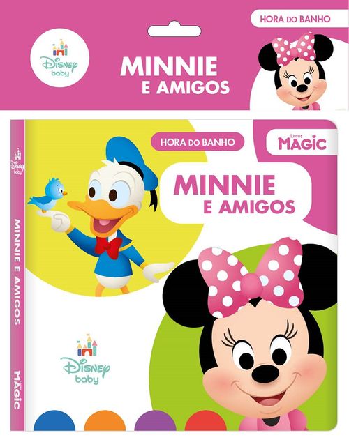 LIVRO + ESPONJA -  MINNIE E SUA COR FAVORITA # 585331 - MAGIC KIDS