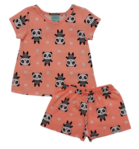 PIJAMA FEMININO 1 AO 3 # 9001456 - PIPA
