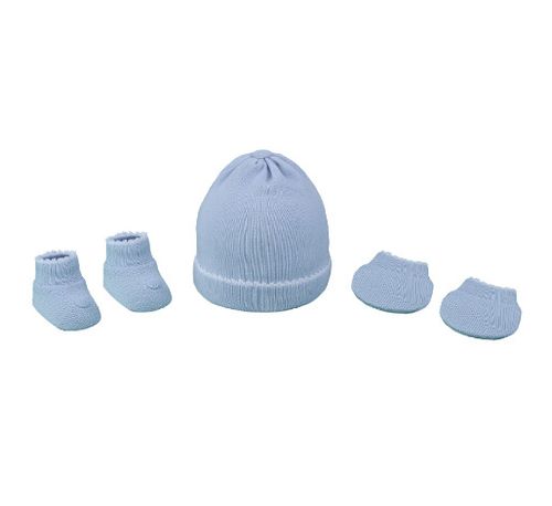 KIT GORRO, LUVA E SAPATO  - UNISSEX - TAMANHO RN # 0006221E - PIMPOLHO