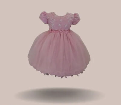 VESTIDO DE FESTA  - TAMANHO 1 AO 3 # 2490 - MENINA BONITA