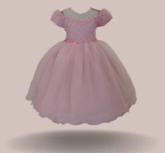 VESTIDO DE FESTA - INFANTIL - TAMANHO 1 AO 3 #2514 -  MENINA BONITA