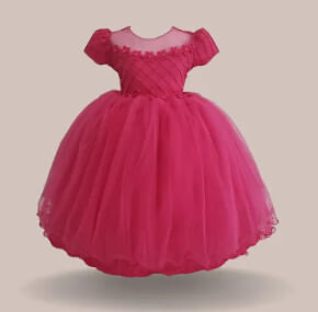 VESTIDO DE FESTA - INFANTIL - TAMANHO 1 AO 3 #2535 - MENINA BONITA