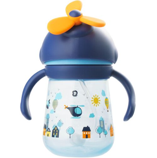 COPO DIVERTIDO COM HELICE - HELICOPTEROS - 330ML # 0300974 - PIMPOLHO