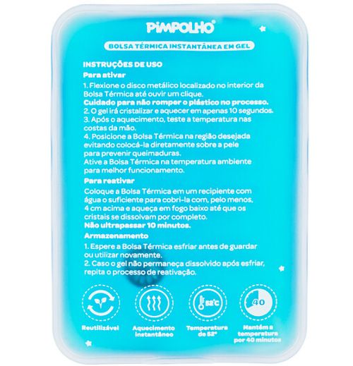 BOLSA TÉRMICA INSTANTÂNEA EM GEL # 0300888 - PIMPOLHO
