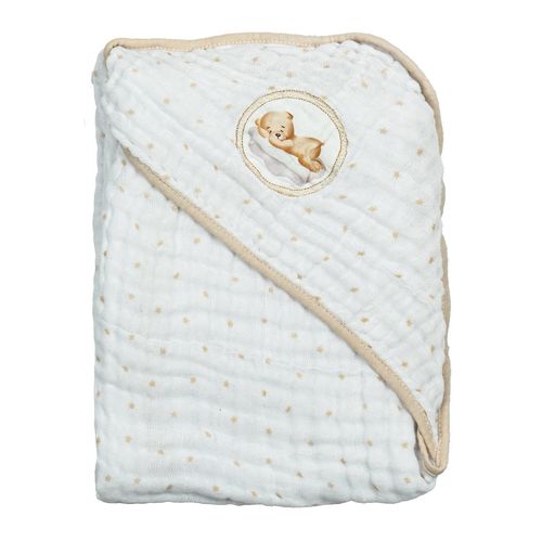 TOALHA DE BANHO SOFT COM CAPUZ DE CANTO # 76121 - BUBLIM