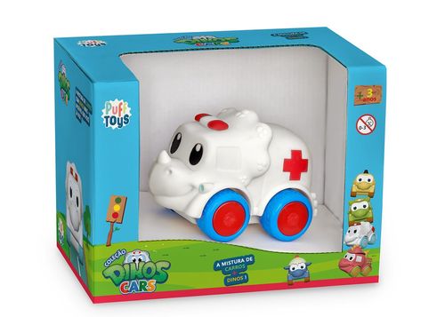 COLEÇÃO DINOS CARS - AMBULÂNCIA # 001 - PUFF TOYS