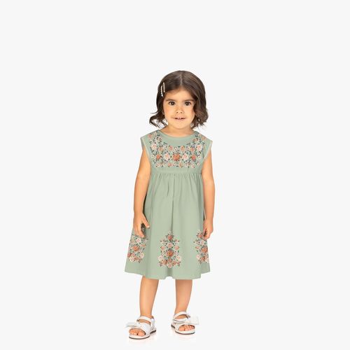 VESTIDO - INFANTIL - TAMANHO 4 AO 8 # 2000998 - MILON